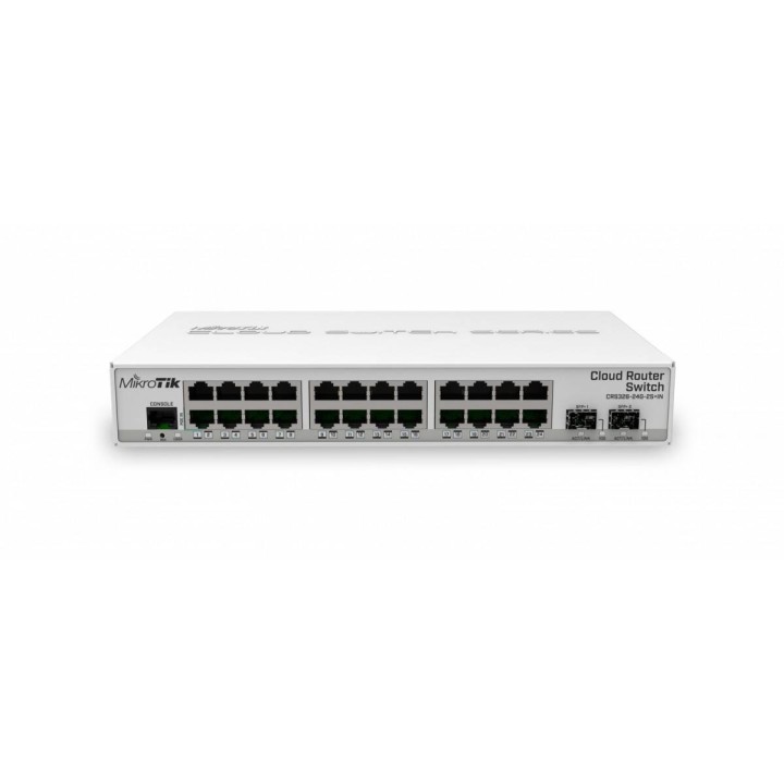 MIKROTIK PRZEŁĄCZNIK 24XGBE 2XSFP+ CRS326-24G-2S+IN