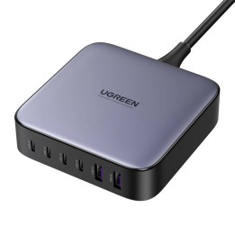 ŁADOWARKA SIECIOWA UGREEN CD271 2XUSB-A, 4XUSB-C, GAN, 200W (CZARNY)