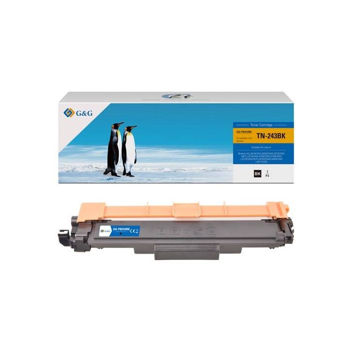 G&G KOMPATYBILNY TONER Z TN243BK, BLACK, 1000S, NT-PB243BK, DLA BROTHER DCP-L3500, MFC-L3730, MFC-L3740, MFC-L3750, N