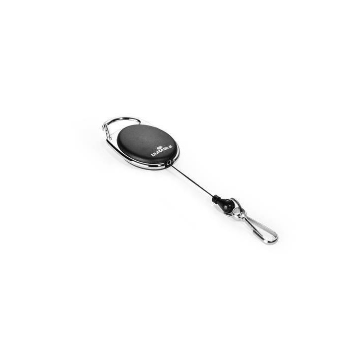 MECHANIZM ŚCIĄGAJĄCY Z KARABIŃCZYKIEM 80CM DURABLE JOJO STYLE 832701 CZARNY