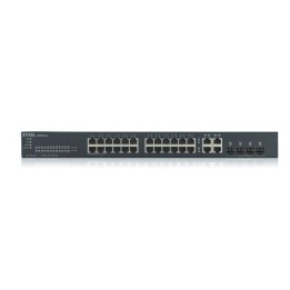 ZYXEL PRZEŁĄCZNIK GS1920-24V2 28 PORT SMART MANAGED SWITCH 24XGB 4XGB STANDALONE OR NEBULAFLEX CLOUD