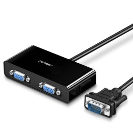 Rozdzielacz wideo UGREEN 40254 VGA-2x VGA 1m (czarny)
