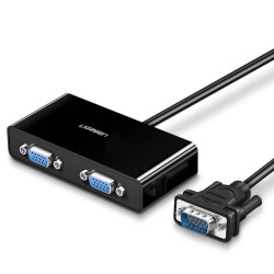 Rozdzielacz wideo UGREEN 40254 VGA-2x VGA 1m (czarny)