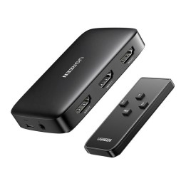 Przełącznik HDMI UGREEN CM332 3x1 (czarny)