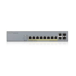 ZYXEL PRZEŁĄCZNIK ZARZĄDZALNY GS1350-12HP CCTV POE LR 130W