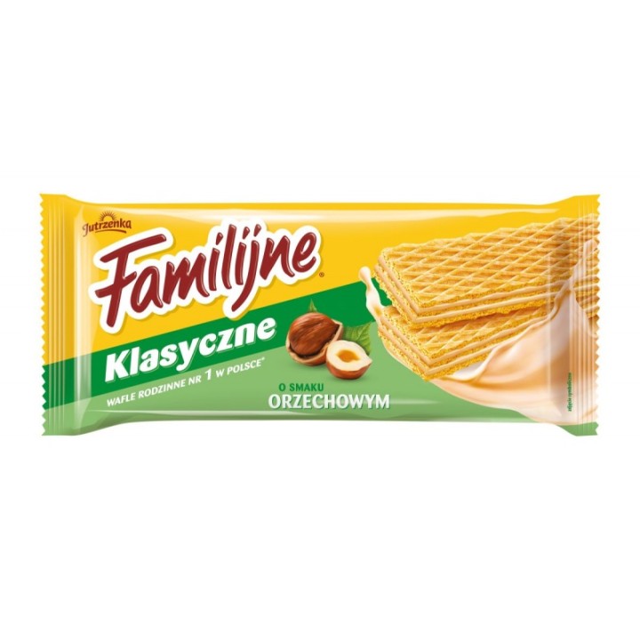 WAFLE FAMILIJNE ORZECHOWE JUTRZENKA 180G
