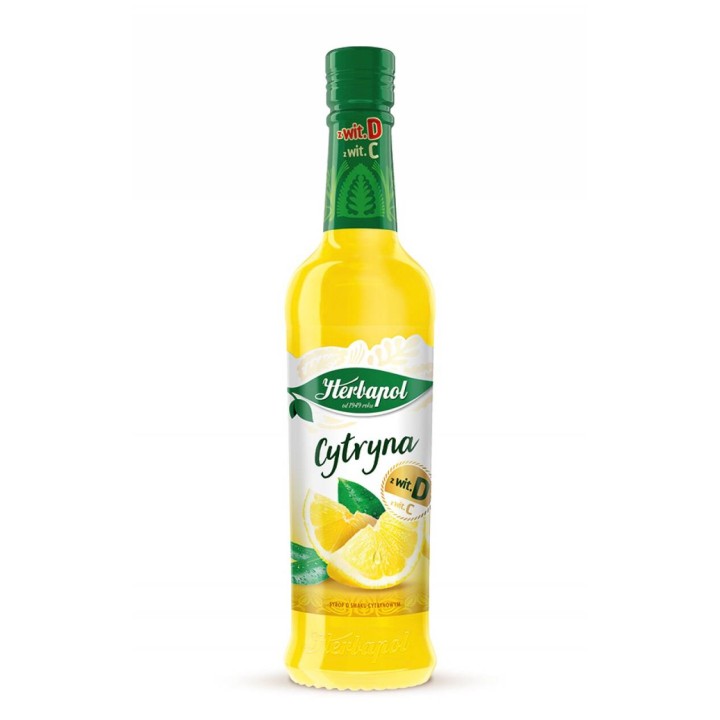 SYROP CYTRYNOWY HERBAPOL OWOCOWA SPIŻARNIA 420ML