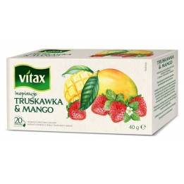 HERBATA TRUSKAWKA I MANGO VITAX INSPIRATIONS 20 TOREBEK