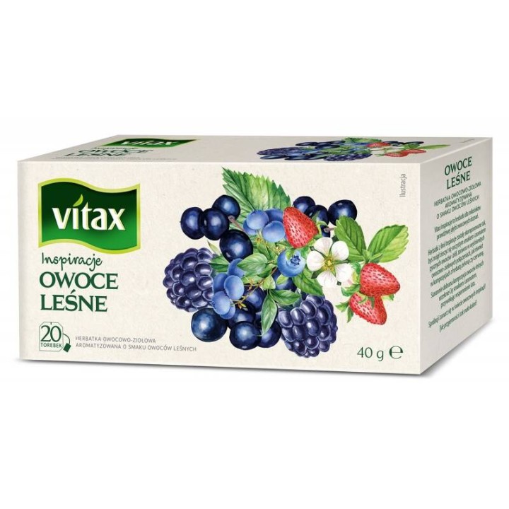 HERBATA OWOCE LEŚNE VITAX INSPIRATIONS 20 TOREBEK