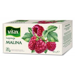HERBATA MALINOWA VITAX INSPIRATIONS 20 TOREBEK