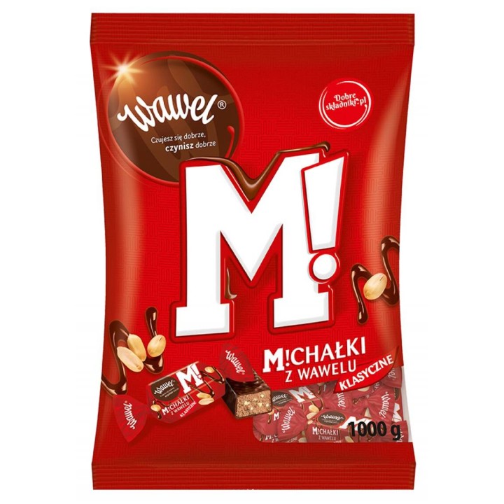 CUKIERKI CZEKOLADOWE WAWEL MICHAŁKI Z WAWELU KLASYCZNE 1KG