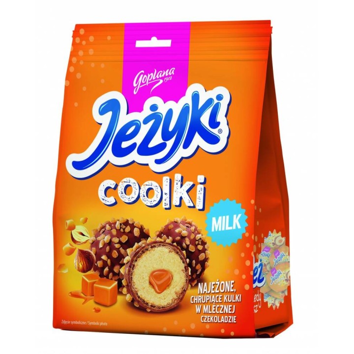 CIASTKA JEŻYKI COOLKI MILK GOPLANA 140G