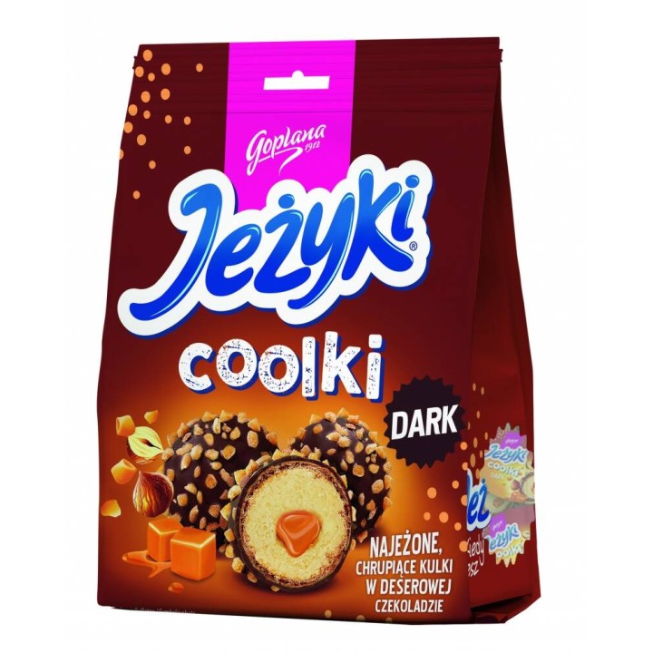 CIASTKA JEŻYKI COOLKI DARK GOPLANA 140G
