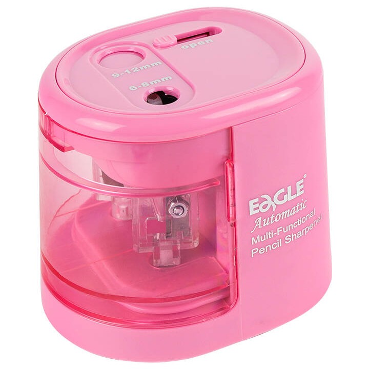 TEMPERÓWKA ELEKTRYCZNA DWUOTWOROWA EAGLE EG-5161USB 130-1916 RÓŻOWA 4XAA/USB