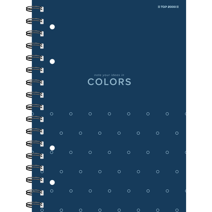 KOŁONOTATNIK A4 TOP 2000 COLORS 400169230 KRATKA 100KART