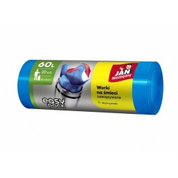 WORKI JAN NIEZBĘDNY EASY-PACK NIEBIESKIE 60L 20 SZT