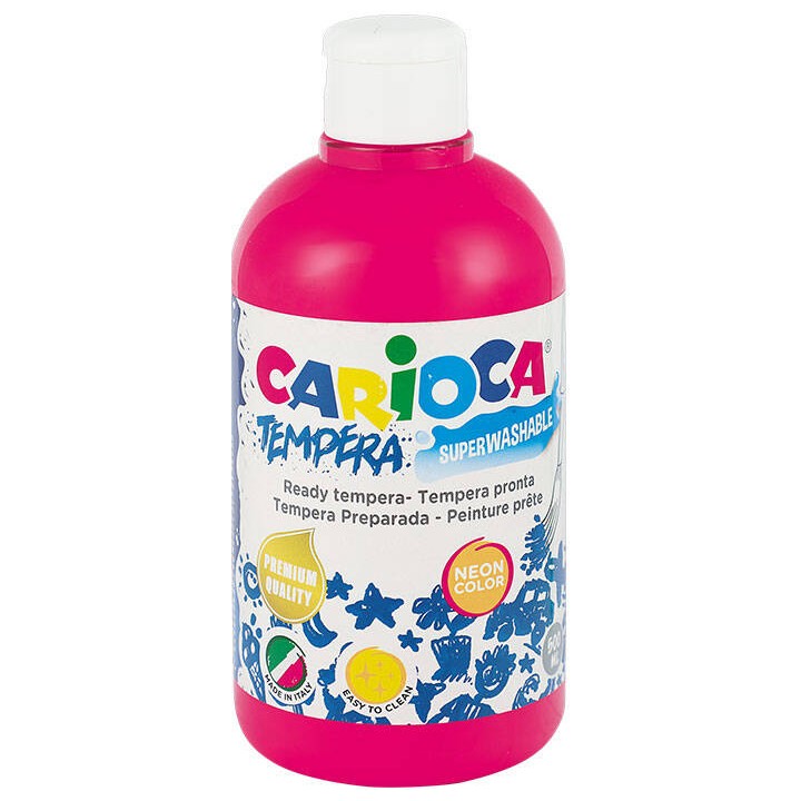 FARBA TEMPERA CARIOCA KO027/37 170-2590 500ML NEON RÓŻOWA