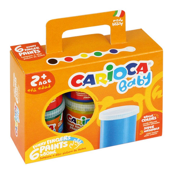 FARBY TEMPERY CARIOCA KO023/KO032 170-2275 80ML 6KOL