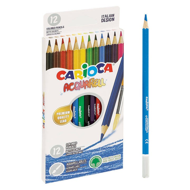 KREDKI OŁÓWKOWE CARIOCA 42857 ACQUARELL 170-2440 12KOL