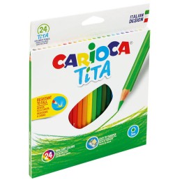 KREDKI OŁÓWKOWE BEZDRZEWNE CARIOCA 42794 TITA 170-2327 24KOL