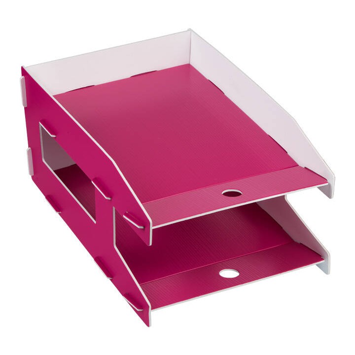 SZUFLADA NA DOKUMENTY GRAND GR-3002 NOTODESK 120-1882 RÓŻOWA 330X254X165MM POLIPROPYLEN