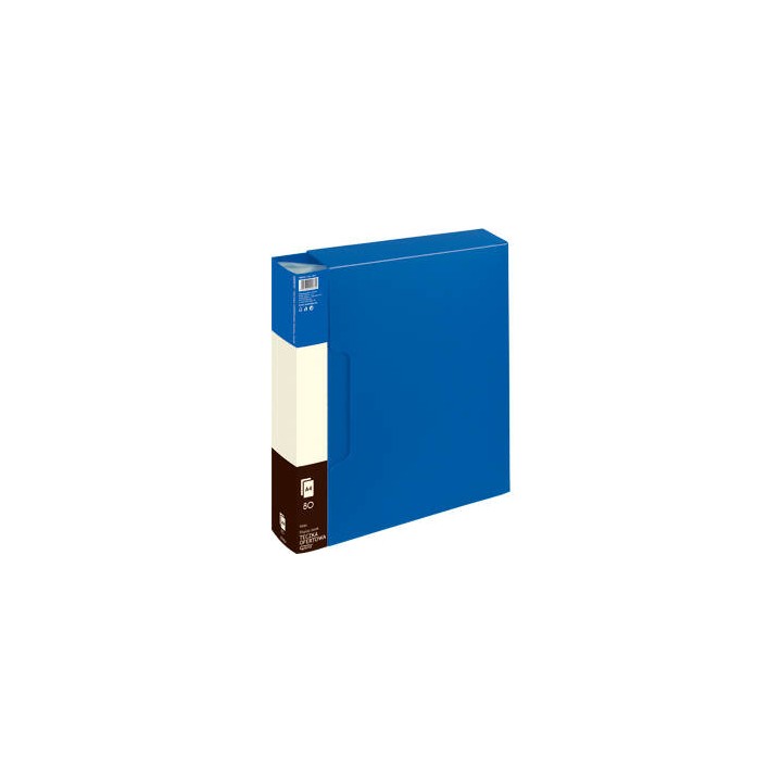 ALBUM OFERTOWY A4 GRAND 9008 120-1203 NIEBIESKI PVC 80 KIESZENI