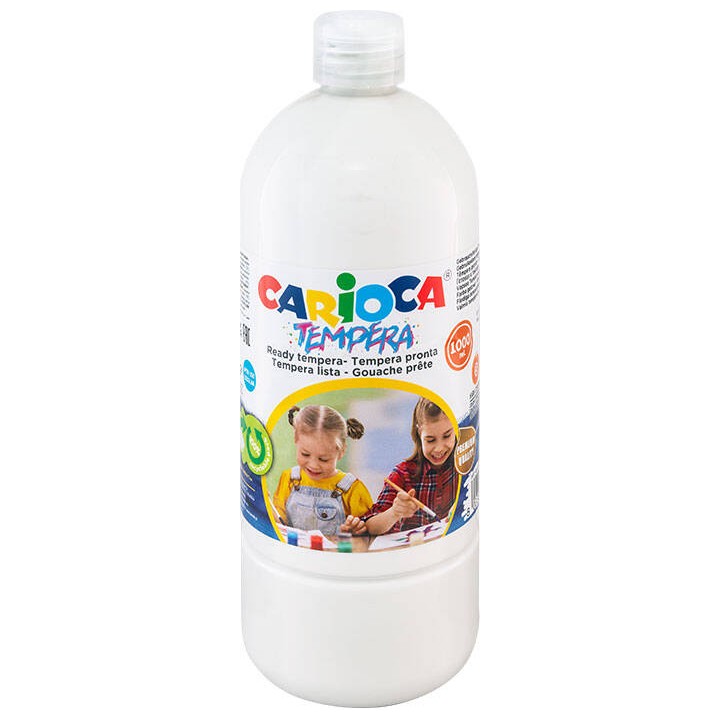 FARBA TEMPERA CARIOCA 40430/01 170-2639 1000ML BIAŁA