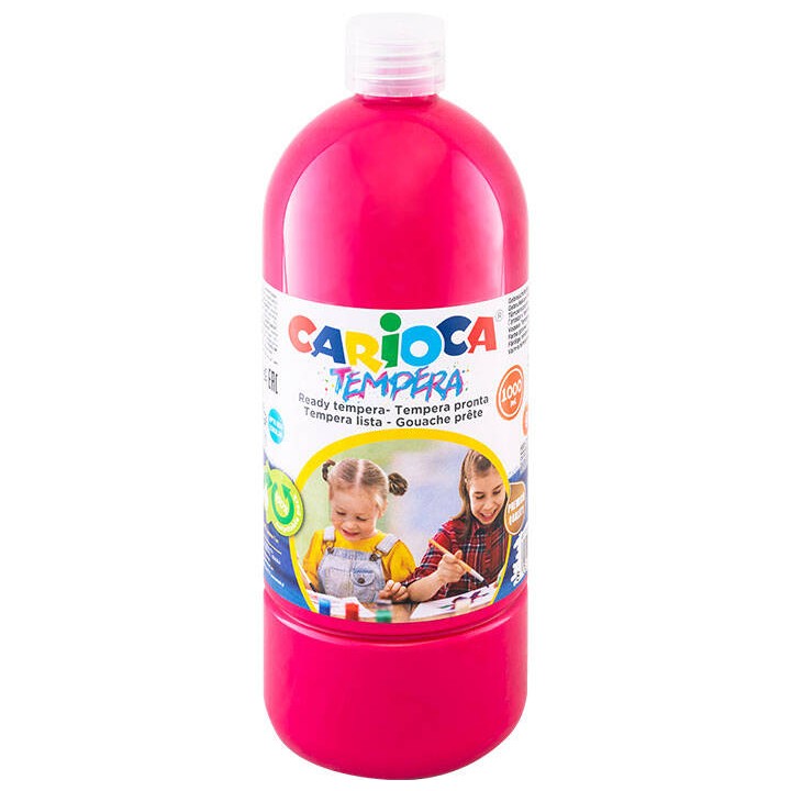 FARBA TEMPERA CARIOCA 40430/04 170-2641 1000ML RÓŻOWA CIEMNA