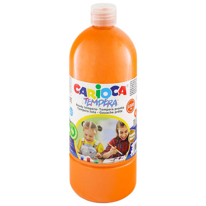 FARBA TEMPERA CARIOCA 40430/11 170-2644 1000ML POMARAŃCZOWA
