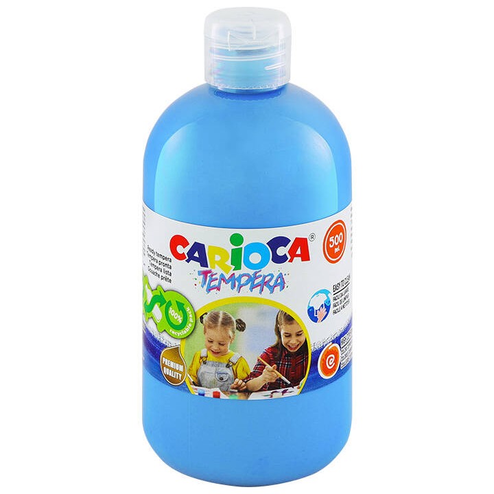 FARBA TEMPERA CARIOCA 40427/16 170-2664 500ML JASNONIEBIESKA