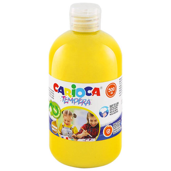 FARBA TEMPERA CARIOCA 40427/03 170-2652 500ML ŻÓŁTA
