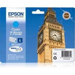 Tusz oryginalny EPSON T7032 C13T70324010 Cyan  800 stron