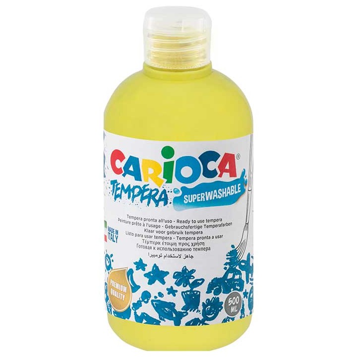 FARBA TEMPERA CARIOCA 40427/12 170-2713 500ML CYTRYNOWA
