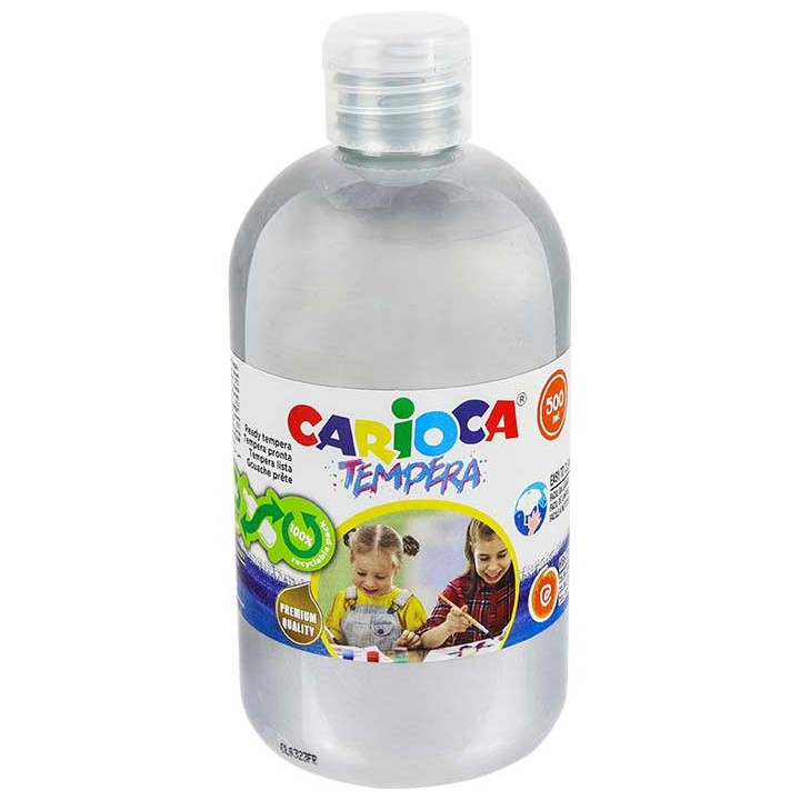 FARBA TEMPERA CARIOCA 40427/20 170-2714 500ML SREBRNA