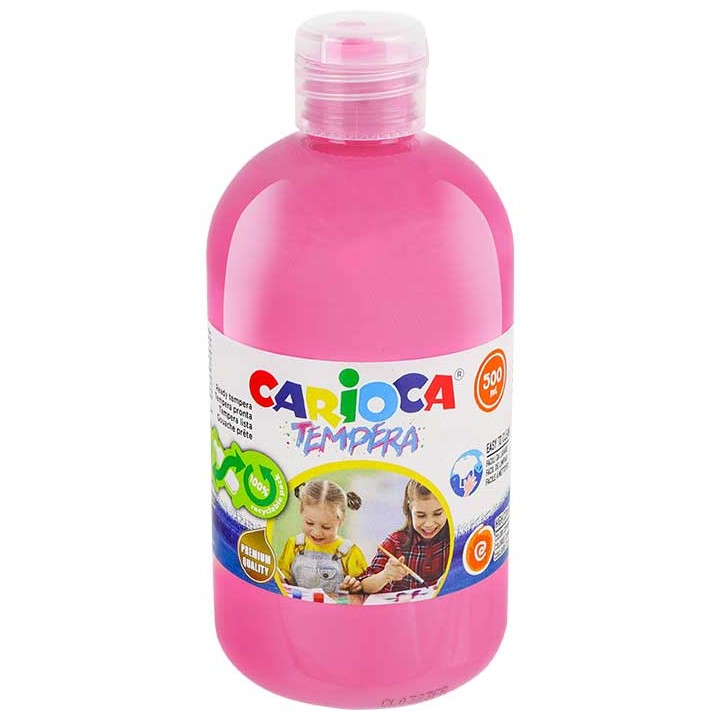 FARBA TEMPERA CARIOCA 40427/04 170-2715 500ML RÓŻOWA CIEMNA