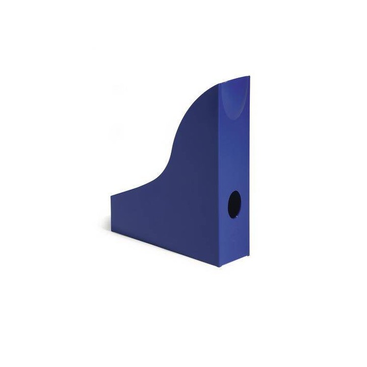 POJEMNIK NA CZASOPISMA Z UCHWYTEM A4 (73X306X241MM) DURABLE BASIC 1701711040 NIEBIESKI