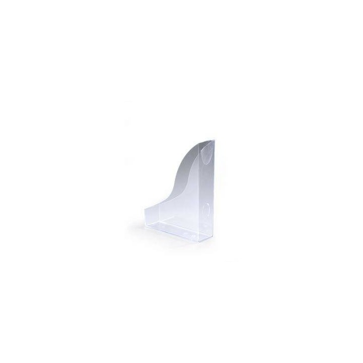 POJEMNIK NA CZASOPISMA Z UCHWYTEM A4 (73X306X241MM) DURABLE BASIC 1701711400 PRZEZROCZYSTY
