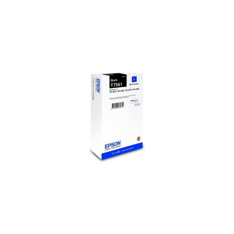 Tusz oryginalny EPSON T756140 C13T756140 Czarny  50 ml