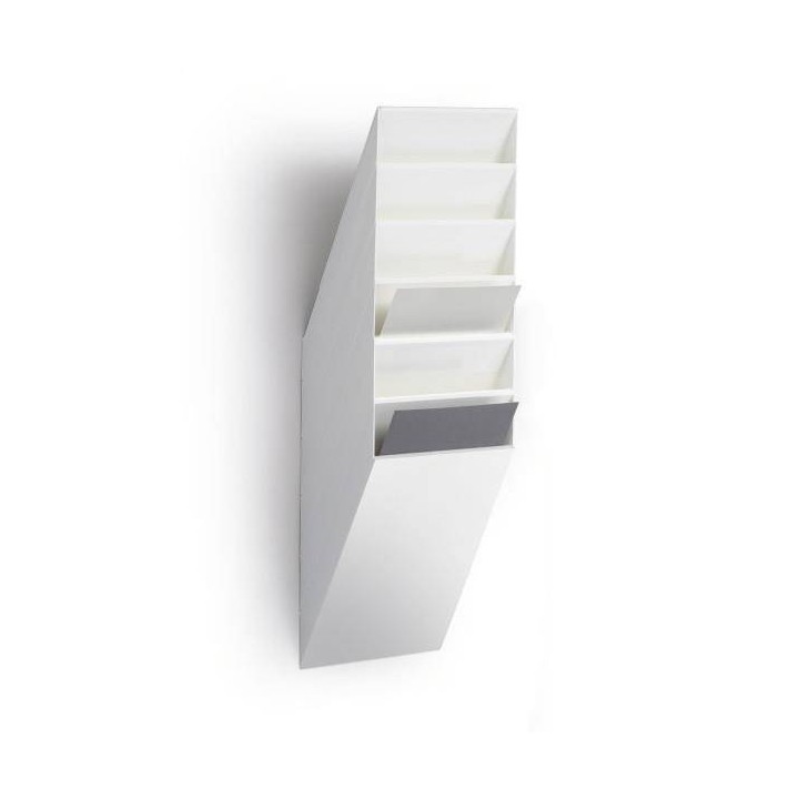 ZESTAW POJEMNIKÓW NA DOKUMENTY A4 (240X690X135MM) DURABLE FLEXIBOXX 1709760010 BIAŁY 6SZT
