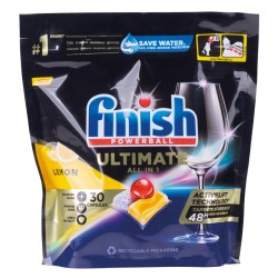 TABLETKI DO ZMYWARKI LEMON FINISH QUANTUM ULTIMATE 30SZT