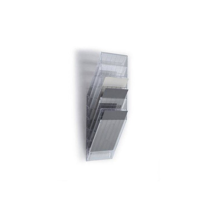 ZESTAW POJEMNIKÓW NA DOKUMENTY A4 DURABLE FLEXIBOXX 1709760400 PRZEZROCZYSTY 6SZT
