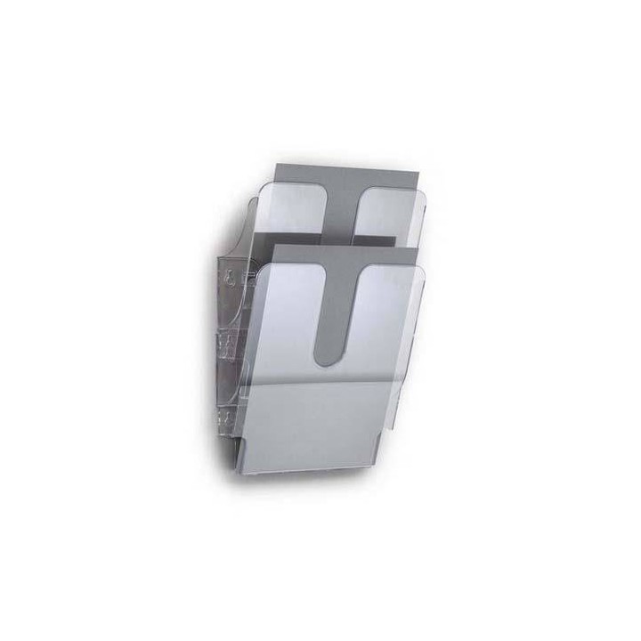ZESTAW POJEMNIKÓW NA DOKUMENTY A4 DURABLE FLEXIPLUS 1709008400 PRZEZROCZYSTY 2SZT