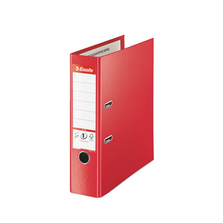 SEGREGATOR A4 ESSELTE NO.1 VIVIDA PLUS 80 MM 81183 CZERWONY