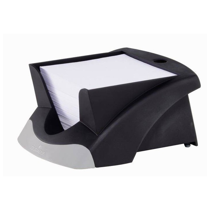 POJEMNIK Z KARTECZKAMI 90X90MM DURABLE 771401 CZARNY 500 KARTECZEK
