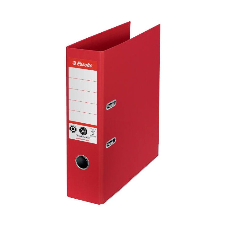 SEGREGATOR A4 KARTON ESSELTE NO.1 75MM 627568 CZERWONY