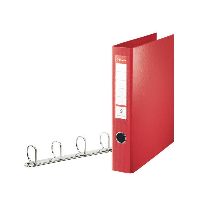 SEGREGATOR A4 MAXI PP ESSELTE 82403 CZERWONY RINGOWY
