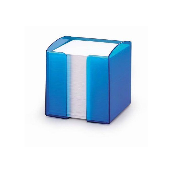 POJEMNIK Z KARTECZKAMI 90X90MM DURABLE TREND 1701682540 PRZEZROCZYSTY NIEBIESKI 800 KARTECZEK