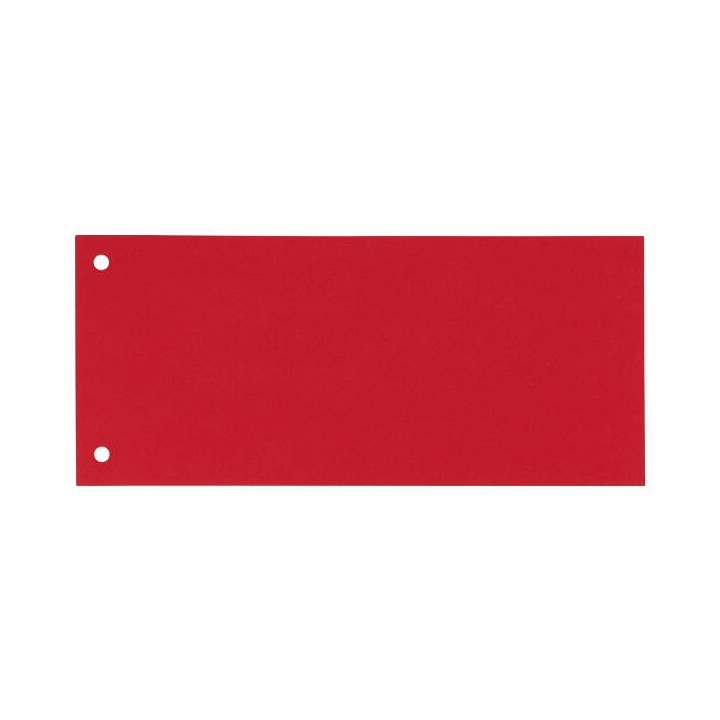 PRZEKŁADKI 1/3 A4 ESSELTE 624446 CZERWONY KARTON 180G 100SZT