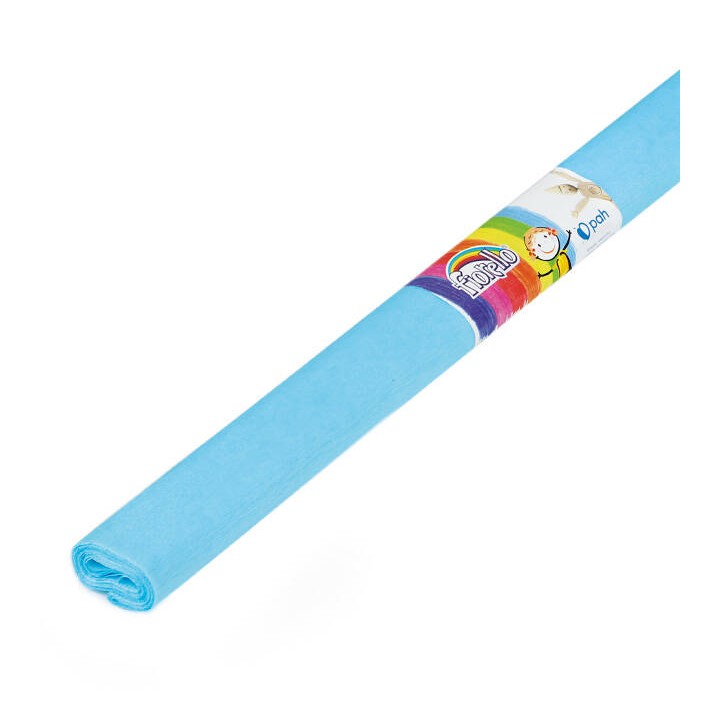 BIBUŁA 200X50CM FIORELLO 170-2311 BŁĘKITNA