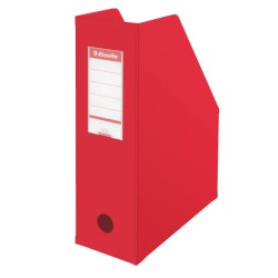 POJEMNIK NA CZASOPISMA SKŁADANY 242X100X318MM ESSELTE SKŁADANY 56073 CZERWONY